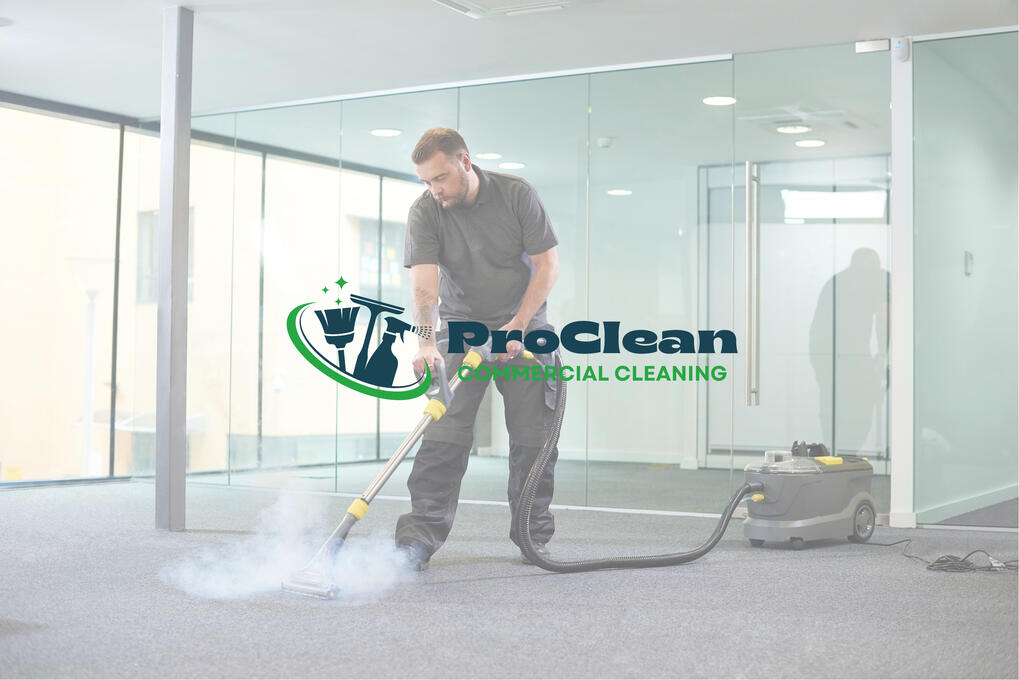 ProClean Commercial Cleaning staff disinfecting a medical facility in Geneva, prioritizing safety and cleanliness in a healthcare environment.